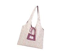 ZWTPGKRD Sac à main décontracté réversible tendance avec compartiments d'organisation pour livres, papeterie et essentiels du quotidien, sac à bandoulière tendance à deux sens, bleu, One Size