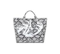 ZWTPGKRD Sac à main tendance en PVC avec poignée supérieure pour femme - Motif animal - Grande capacité, blanc, As shown in the picture (error 1-675cm)