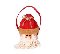ZWTPGKRD Sac cadeau de Noël, bonhomme de neige, élan, pour enfants, pochette de rangement portable pour fête du Nouvel An, sacs à bonbons au chocolat, a, Taille unique