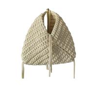 ZWTPGKRD Sac de soirée structuré géométrique tressé couleur bonbon sac à main spacieux en polyester compact quotidien élégant sac à main géométrique, F, One Size