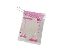 ZWTPGKRD Style coréen moderne transparent avec fermeture éclair pour cartes de crédit 7,6 cm pour photos de crédit, tickets et organisation, protection transparente pratique, C