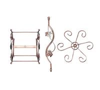 ZWTPGKRD Support sophistiqué pour salon, table à manger, support de verre à vin autonome élégant, support de verre à vin, fournitures de fête de Noël, support sans vis, fer pour fête de Noël et