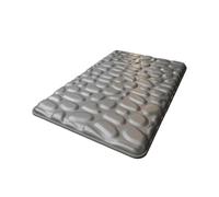 ZWTPGKRD Tapis de bain en fibre de refroidissement pour l'été, absorbants et antidérapants pour salles de bains et entrées