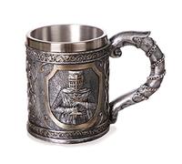 ZWTPGKRD Tasses à bière, tasses à café, tasses gothiques, chope créative en acier inoxydable, verre à vin, tasse à vin en résine, cadeau de Nouvel An, cadeau de Noël en résine