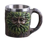 ZWTPGKRD Tasses à bière, tasses à café, tasses gothiques, chope créative en acier inoxydable, verre à vin, tasse à vin en résine, cadeau de Nouvel An, cadeau de Noël en résine