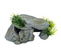 ZWTPGKRD Terrariums Tortues Bain de Soleil Décoration Paysage Reptiles Abri Grotte Aquarium Décoration Sous-Marine pour Lézards Habitats de Poissons Sûr