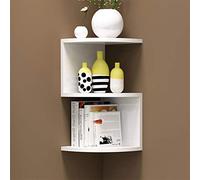 ZWUJIA Coin Salon Chambre Coin Bibliothèque Étagère En Bois Vert Étagère De Rangement Salle De Bain Cuisine Étagère De Rangement Étagère D'angle Cadre Décoratif Blanc Étagère murale ( Size : 45*20cm )