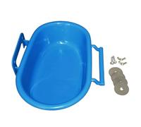 ZWWAAZHF Bac de bain pour oiseaux - Bac à eau - Baignoire extérieure - Accessoires pour cage à oiseaux - Petit bassin