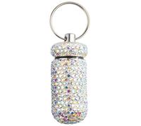 ZWWAAZHF Collier en alliage robuste en forme de boulochage multifonction | Pendentif Charm avec espace d'identification médicale pour homme et femme