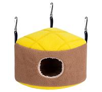 ZWWAAZHF Hamac chaud à suspendre avec crochets en alliage pour petit animal de compagnie - Lit cachette en peluche pour pinson, tentes et huttes