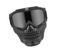 ZWWAAZHF Lunettes de route avec couverture complète du visage | Cadre en TPU et lentille amovible pour l'équitation, le ski et l'utilisation dans la cour