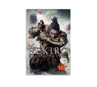 ZWWHUG Sekiro Impression sur toile murale esthétique sans cadre Motif Shadows Die Twice 20 x 30 cm