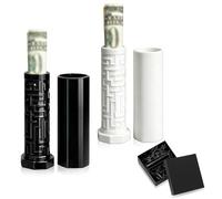 ZWWOGE 2 Pièces Boîte Cadeau Énigmes, Labyrinthe 3D Casse Tête, Boîte à Monnaie pour Petits Objets, Cadeau Amusant pour Anniversaire