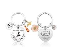 ZWWOGE 2 Pièces Porte-clés Personnalisé Thème Magique-Je t'aime pour toujours ! Muggle préféré, Cadeau Saint-Valentin Personnalisé,Porte-clés pour les fêtes de fin d'année