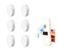 ZWWOGE 6Pcs Support Magnétique pour Télécommande, Support Magnétique pour Télécommande, support mural,Organisateur Mural Multifonctionnel pour la Prise de Charge de la Télécommande TV（Blanc）