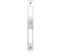 ZWWOGE Gâche en Acier Inoxydable, Gâche D'Angle, Butée de Porte pour Serrures de Porte, 1 Pièce Gâche D'Entrée pour Porte de Chambre Pour Serrures de Porte (172 mm x 22 mm x 1.1 mm), Gache de Porte