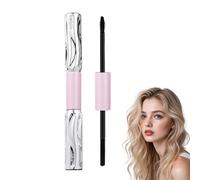 ZWWOGE Mascara métallique à double tête, Waterproof Noir, Iron Rye, Mascara 4d Curling Eyelash Iron, Brosse Cils, Brosse Metal