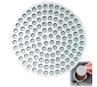 ZWWOGE Tamis filtre réutilisable pour poignée de cafetière, écran de puck, extraction café anti-splash filtre double couche, 316 acier inoxydable(58.5mm x 1.2mm)