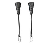 zwxqe Accessoires de câble pour gym, corde à triceps, corde de traction, accessoires d'entraînement de triceps, 2 attaches de corde de traction pour exercices de musculation efficaces