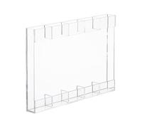 zwxqe Acrylic Straw Holder with Strong Adhesive Backing, Large Capacity Storage Organizer for Kitchen Cabinets, School Classrooms, Home Gatherings, and Easy Access to Drinking Straws