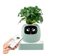 zwxqe AI Expression Planter, Smart Decorative Pot with Multiple Interactive Faces, for Indoor Apartment Office Living Room Bedroom Balcony Beginners Birthday Gift