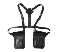 zwxqe Armpit Bag, Underarm Strap Pouch, 5.12x7.87 Inches Fashionable Phone Pouch with Adjustable Belt, Ideal for Travel, Music Festival, Men, Earphones, Keys, Small Change, Sunglasses