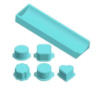 zwxqe Cake Pop Cutter, Cake Pop Molder, Baking Tool Set with Tray, Baking Mold Set, Easy Shape Dessert Maker Tool for Home Kitchen Birthday Party Wedding Holiday Celebration, 7.87x2.2 Inches