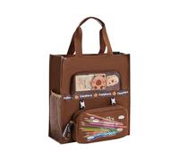 zwxqe Capybara Tote Bag, Canvas Animal Print Clutch, Large Capacity Travel Daypack with Handles, Cute and Durable Carrying Bag for Elementary School Girls Boys Kids Teens Children Daily