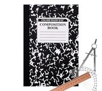 zwxqe Carnets à Lignes Collège | A5 60 Pages Écriture Fluide | Cahiers Scolaires Journaux d'Écriture,Pour Étudiant Enseignant École Bibliothèque Bureau Voyage Déplacement