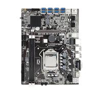 zwxqe Carte mère B75 USB-BTC Noire, Ensemble Carte mère CPU Haute Vitesse