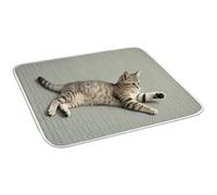 zwxqe Cat Cooling Mat - Chill Pad Pets Breathable, Summer Cooling Cushion for Heat Relief Fabric Material Bed for Indoor Outdoor Use for Cat Cage Home Living Room Bedroom Apartment Balcony