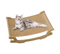 zwxqe Cat Sisal Chair, Kitten Rocking Sofa, Pet Cooling Recliner, Beach Chair, Comfortable Summer Lounger for Indoor Balcony, Garden, and Travel Home Decor Use, 1 870.64 inch