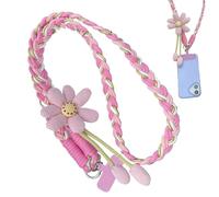 zwxqe Cell Phone Lanyard - Safety Mobile Sling, Patch Adjustable Neck Strap for Hands Free Phone Carry Anti Drop Holder for Men Women Teachers Seniors Travel Walking Hiking Cycling Fishing