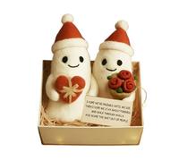 zwxqe Christmas Ghost Plush | Soft Cute Emotional | Christmas Friendship Stuffed Animals,for Holiday Birthday Party Offices Home Room Car Desk School Dormitory Apartment Fall