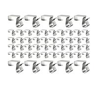 zwxqe Christmas Light Clips, 50Piece Heavy Duty Anti-Slip Fasteners, Reliable Hooks For Christmas Lights, Perfect Hanging Solution For Patio Wall Ceiling Picture Tree Plants Outside