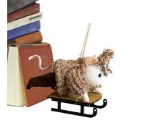 zwxqe Christmas Tree Ornaments Animals, Festive Hanging Craft Pendant Decor, Cute Holiday Accessory for Seasonal Charm, Ideal Decoration Farm Home Garden Offices Or Party Settings