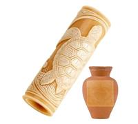 zwxqe Clay Texture Roller, Texture Pottery Roller, Ceramic Making Accessories for Teens Girls Women Men Youth Family Husband Wife Son Daughter Friends, Craft Tool Clay, Pottery, Ceramic Art Projects