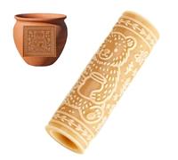 zwxqe Clay Texture Roller, Texture Pottery Roller, Ceramic Making Accessories for Teens Girls Women Men Youth Family Husband Wife Son Daughter Friends, Craft Tool Clay, Pottery, Ceramic Art Projects