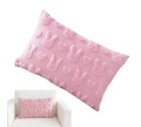 zwxqe Decorative Easter Bunny Pillow, Covers Holiday Cushion Pillowcase, Stylish Washable Sofa Cover for Bedroom Living Room Bed Car Home Apartment Dormitory Office Coffee Shop Restaurant