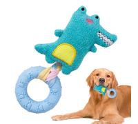 zwxqe Dog Chew Toy Plush, Squeaky Plaything Bite Resistant, for Small Medium Breeds Indoors Or Outdoor Home Parks Beaches Gardens Daily Accessory Pets Supports Training Ensures Fun Playtime