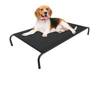 zwxqe Elevated Dog Bed, Washable Raised Pet Hammock, Breathable Mesh Mat with Removable Frame, Ideal for Indoor Camping Travel Car Patio Comfort for Senior Puppy Cat