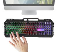 zwxqe Game Mechanical Keyboard | Mechanical Keyboard for Desktop, Light Up Keyboard, Laptop Keyboard, Tactile Keyboard, Fast Response Keyboard Suitable Use for Game Keyboard