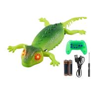 zwxqe Gecko Reptile Rampant - Jeu Électrique de Grimpe Lumineux avec 2 Modes,Jouet Farce Gecko Escaladeur de Mur,pour d'Âge Préscolaire Élèves de Maternelle Garçons Filles Fils