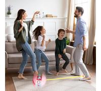 zwxqe Girls Ankle Skip Ball, LED Light-Up Skipping Toy, Outdoor Jump Rope Game, Interactive Fitness Equipment, Fun Exercise for Children, Teens, Adults, School Activities, Playground Time