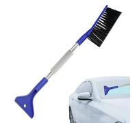 zwxqe Grattoir à Brosse à Neige - Dissolvant de Givre, Outil de Nettoyage de véhicule Durable pour SUV et Camion, poignée Ergonomique avec Poils Robustes, Entretien extérieur en Hiver pour l'extéri