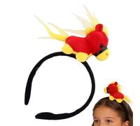 zwxqe Horse Headband, Plush Animal Costume Headwear, Soft Cute Horse Ears Design, Comfortable Lightweight Fit, Fun Hair Accessory for Chinese New Year Greetings Family Photos Stage Performances