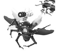 zwxqe Joint-Movable Cockroach Toy - Poseable Cockroach Model Ornament, 14x6cm DIY Assembly Display Figure for Home Decor, Durable Abs Material with Detailed Texture, Desk Decoration