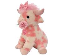 zwxqe Jouet en Peluche Vache | Coussin d'animal Doux et Câlin,Coussin Décoratif pour la Saint-Valentin,pour Chambre, Étagère, Table, Bureau ou Chambre d'enfant, pour Petite Amie ou Épouse