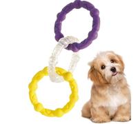 zwxqe Jouets De Traction pour Chiens - Activité D'Enrichissement Et d'exercice avec 3 Anneaux,Jouets à Mâcher pour Chien - pour Intérieur Extérieur Entraînement Jardin Terrasse Arrière-Cour Parc