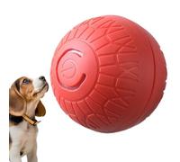 zwxqe Jouets Interactifs pour Chien,Balle Sautante Automatique Rechargeable avec Couinement | Jouet À Mâcher pour Chiot Petit Moyen Et Grand - pour Mâchonnement Dressage Et Exercice
